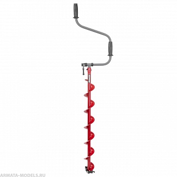 Ледобур BURAN 100R правое вращение, цельнотянутый шнек (LB-100R) Тонар