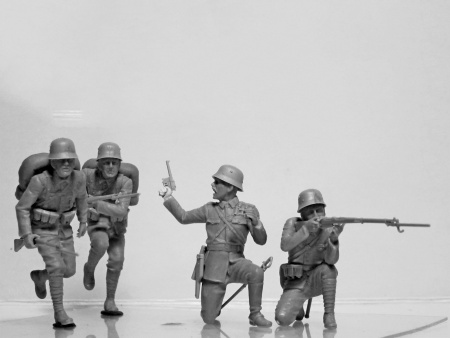 35700 Фигуры, Пехота Турции (1915-1918 г.), (4 фигуры) ICM