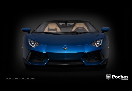 Lamborghini Aventador Roadster Blue (Синий металлик)