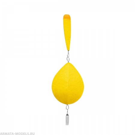 Поплавок точеный зимний двойной №4 желтый (PR-2-4-Y) Premier Fishing( цена указана за упаковку, в количестве 10шт.)