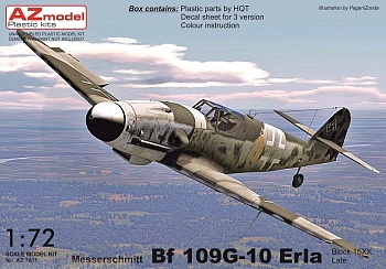 AZ7611 Самолет Messerschmitt Bf-109G-10 Erla