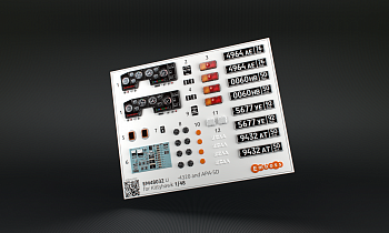 EM48032 Рельефные детали АПА-5Д и Урал-4320 для модели Kittyhawk/Zimi model 1:48 (3D декаль + 3D печать)