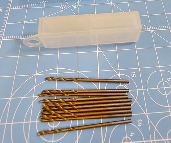 42273J Мини-сверло, диаметр   1,4 мм, HSS 4241, титановое покрытие, 10 шт./уп.