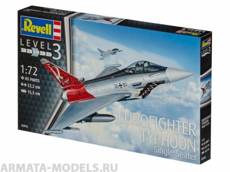 03952 Одноместный многоцелевой истребитель Eurofighter Typhoon Revell