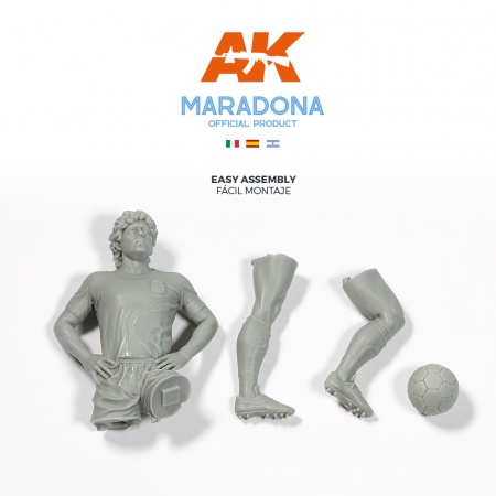 AK0010  MARADONA RESIN FIGURE. 90 MM SCALE AK-Interactive