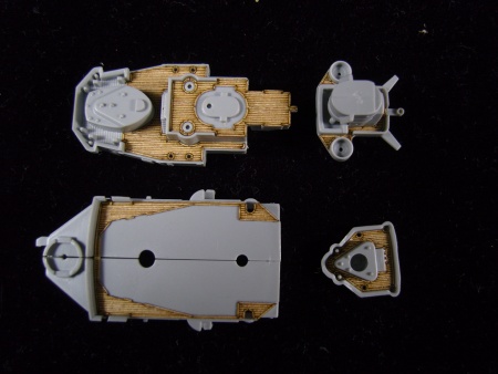 AW20065 Деревянная палуба для DKM Tirpitz