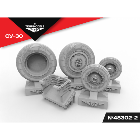 48302-2TMP Колеса шасси СУ-30 3Д