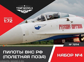 72114TMP ПИЛОТЫ ВКС РФ. ПОЛЕТНАЯ ПОЗА. НАБОР №4 72114TMP ПИЛОТЫ ВКС РФ. ПОЛЕТНАЯ ПОЗА. НАБОР №4