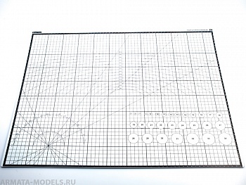 100125RK Коврик для резки А2, 3 слоя, белый