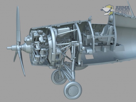 AH70047 F4F-4 Wildcat Expert Set Arma Hobby