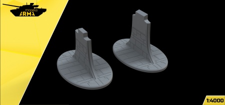 AM400002-1 подставка для модели Звёздный крейсер «Галактика»