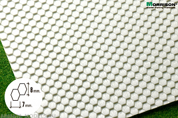 041tsh035 Объёмная текстура черепицы Шинглас   М1:35. (Лист А4- 19см.х28см.)