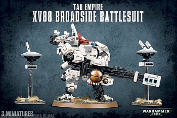 56-15GW Набор Империя Т'ау: Боевой костюм XV88 Залп (T'au Empire XV88 Broadside Battlesuit) 56-15GW Набор Империя Т'ау: Боевой костюм XV88 Залп (T'au Empire XV88 Broadside Battlesuit)