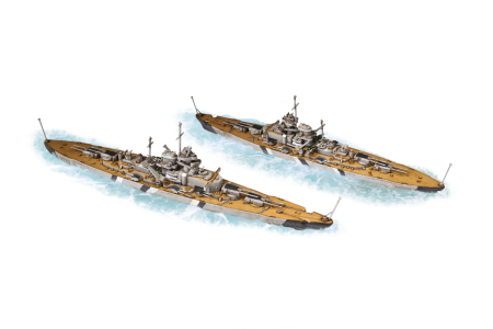 9204 Немецкий линкор Бисмарк Звезда