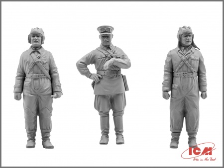 Набор фигурок 35181 Фигуры Советский танковый экипаж (1939-1942) ICM Набор фигурок 35181 Фигуры Советский танковый экипаж (1939-1942) ICM
