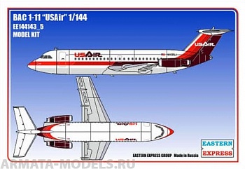 ЕЕ144143_5 Авиалайнер BAC 1-11-200 USAir ЕЕ144143_5 Авиалайнер BAC 1-11-200 USAir