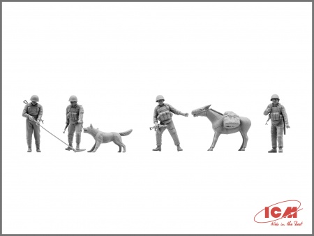 35031 Фигуры Советские саперы, советско-афганская война(1979-1988) ICM