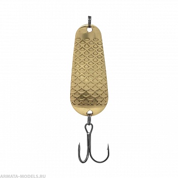 Блесна Колеб.станд. Шторлинг Б 14гр. цв.05 латунь чешуя (PR-ShB-14-05) Premier( цена указана за упаковку, в количестве 5шт.)