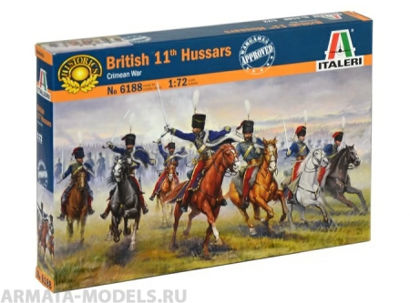 6052ИТ Солдатики Britich Hussars (Crimean War) Italeri