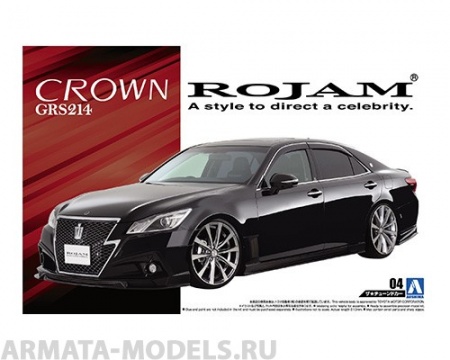 05096 Toyota Crown Athlete'12 GRS214 Rojam Aoshima