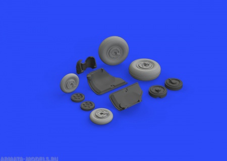648431ED MiG-23ML wheels  1/48
