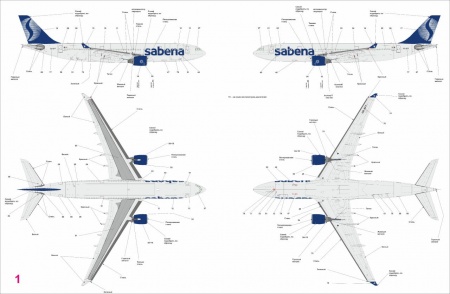 7047 Пассажирский самолет Airbus A330-200 Звезда
