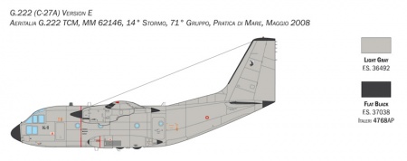 1450ИТ Самолет C-27J SPARTAN / G.222 Italeri