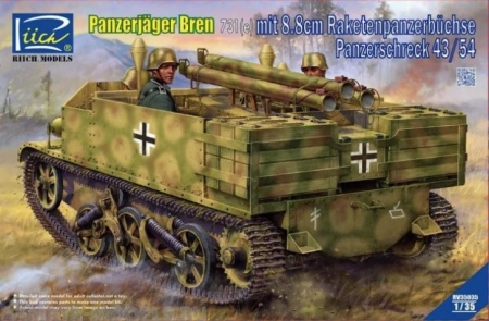 RV35035 Panzerjager Bren 731(e) mit 8.8 cm Raketenpanzerbuchse Riich Models