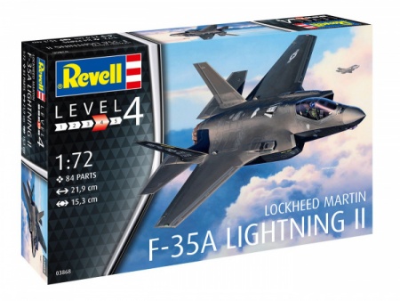 03868RE Истребитель-бомбардировщик F-35A Lightning II Revell