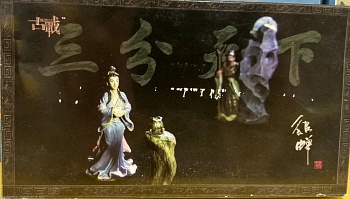 40105 Фигуры Китайская дама и монах DiaoChan