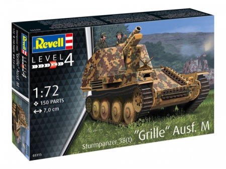03315RE Немецкая самоходная артиллерийская установка 38(t) Grille Ausf. M Revell