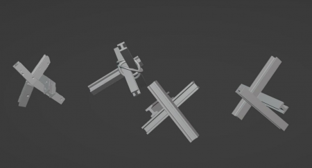 HE72062 Миниатюра Ежи 4шт