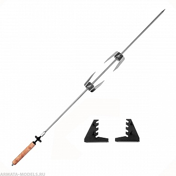 Комплект вертела SMART кронштейн + вертел D 8мм (HS-GS-SB) Helios Комплект вертела SMART кронштейн + вертел D 8мм (HS-GS-SB) Helios