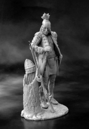 CHM-54070(M). Ирокез, 1755 г. Материал - белый металл. Chronos Miniatures