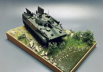 AM35755 Авторская подставка Вброд. Размер 20 на 30см.