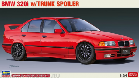 20592-Автомобиль BMW 320i w/TRUNK SPOILER  (Limited Edition) Hasegawa