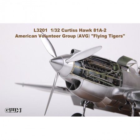 L3201 Самолет Curtiss Hawk 81-A2 Flying Tigers Great Wall