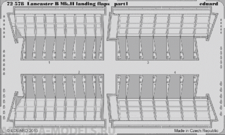 72578ED Lancaster B Mk.II landing flaps