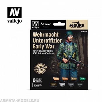 V-70246 Набор Model Color Wehrmacht Unteroffizier Early War 8 цв х17 мл