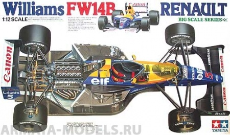 12029 Williams FW14B - с фототравлением Tamiya