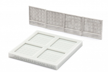 300-fzab-87 Молд для литья заборов ПО-2 для макетов М1/87