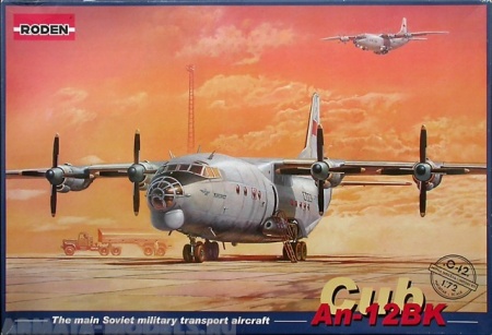 Rod042 Советский Военно-Транспортный Самолет АН-12-CUB Roden