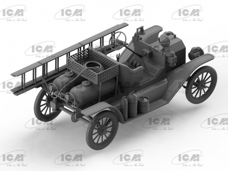 Автомобиль Model T 1914 Fire Truck с американскими пожарными ICM