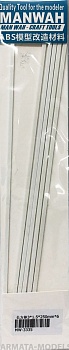 MW-3335 Модельный пруток прямоугольного сечения(ABS-пластик)  4*2*250mm 4шт MW-3335 Модельный пруток прямоугольного сечения(ABS-пластик)  4*2*250mm 4шт