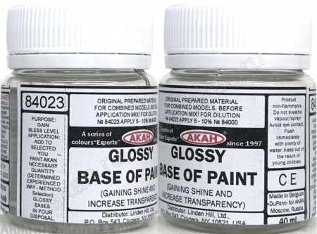 84023A Глянцевая основа краски (усилитель блеска и прозрачности краски)