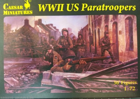 H076CSR Фигуры WWII US Paratroopers 1/72 Caesar Miniatures Caesar Miniatures