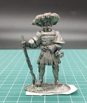 4230ТБ ВИМ, пеший ландскнехт стоящий с ружьем, 54 мм