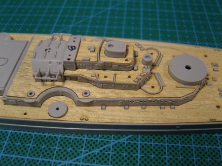 AW20007 Деревянная палуба для DKM Bismarck 1941