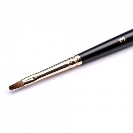 ЖS20305ЖROU Кисть Roubloff серии 1S25 №3 синтетика имитация колонка плоская