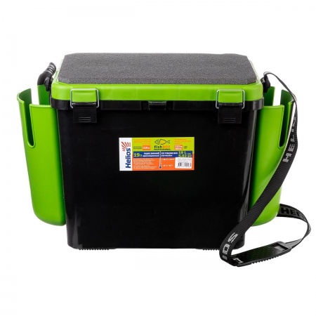 Ящик зимний FishBox односекционный (19л) зеленый Helios